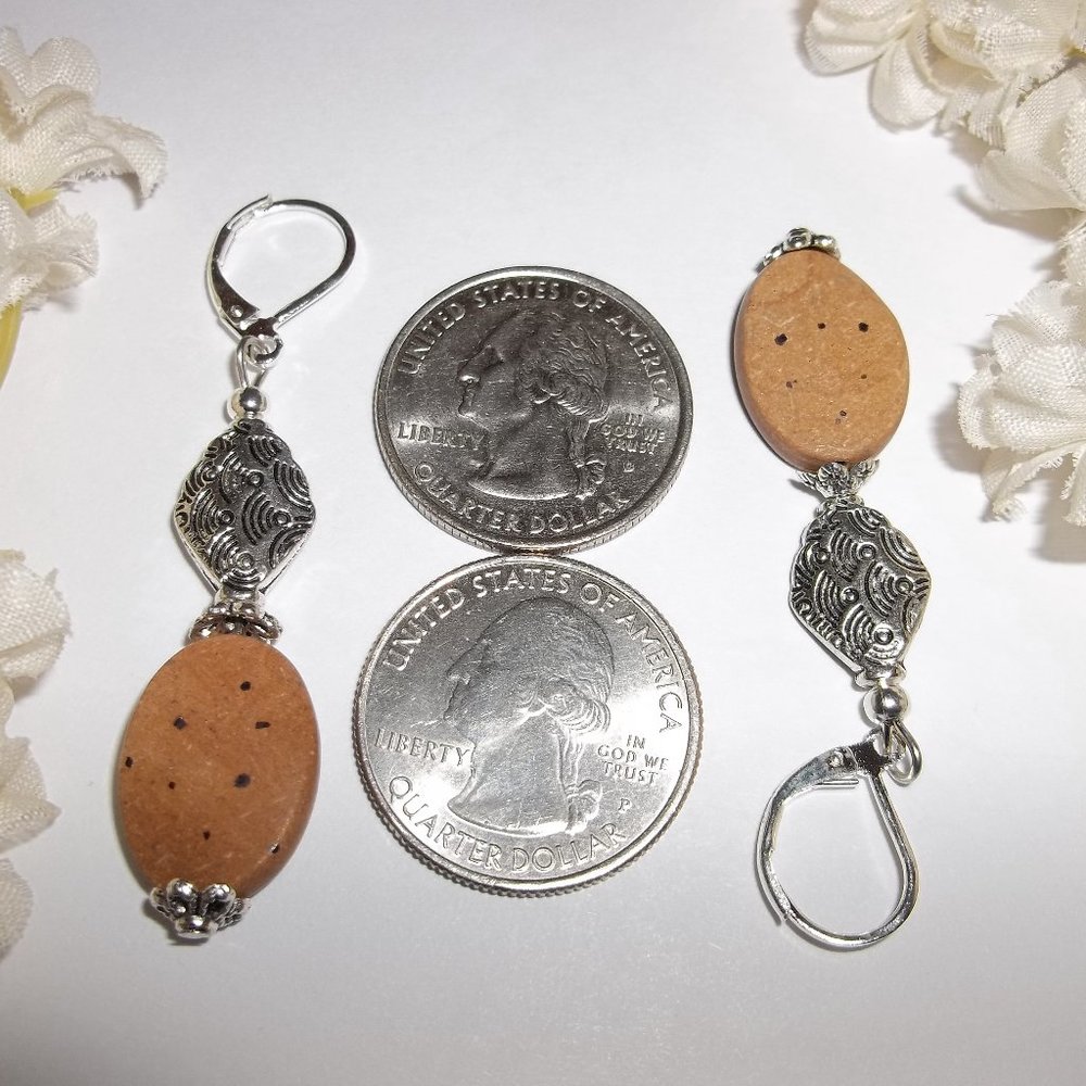 Brown Boho Beaded Earring Set Handmade NWT 5208 - Picture 3 of 8